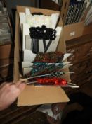 Box Containing Assorted Braids (as per Photograph)