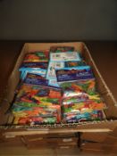 Box Containing 20 packs of Miniature Clothes Pegs