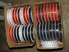 Thirty Six Rolls of Ribbon (Various Colours)