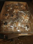 Box Containing 20 Hair Fascinators