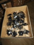Box of 20 Black Fascinators