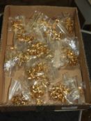 Box Containing 20 Packs of Gold Stars