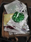 Box Containing Mixed Sequin and Decorative Items