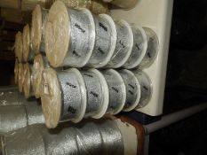 Ten Rolls of Silver Ribbon