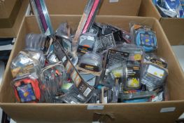 *Box of Assorted Middy Connectors, Pole Elastic, etc.
