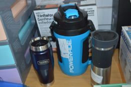 *Three Assorted Water Bottles (Contigo, Powerade and Thermos)