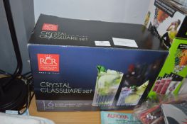 *Crystal Glassware Set