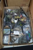 *Box Containing Middy Swivels, Kodex Buffer Beads, Ring Clips, etc.