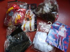 *Four Assorted Costumes; Fire Brigade, Retro Popst