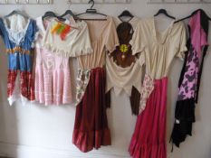 *Six Indians and Western Ladies Costumes