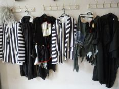 *Six Mens Halloween Costume; Beetlejuice, etc.