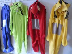 *Four Teletubbies Costumes