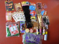 *Bag of Assorted Accessories Including Gloves, Hai