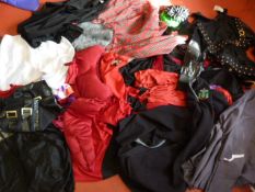 *Box of Assorted Halloween Costumes Including Harr