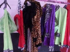 *Six 70's Pimps Costumes Including Two Lady Pimps