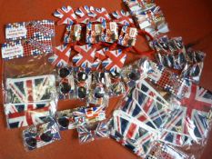 *Bag of Union Jack Bunting, Glasses, Bowties, etc.