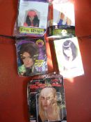 *Five Assorted Novelty Wigs