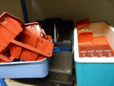 Quantity of Plastic Storage Boxes