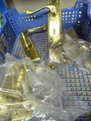 Three Pairs of Brass Door Handles