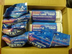 Box of Moisture Traps and Crystals