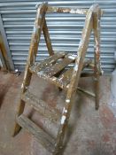 Two Tread Wooden Steps