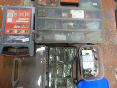 Four Boxes of Screws and Fittings