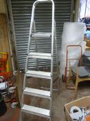 Set of Five Tread Aluminium Decorator's Steps