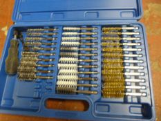 Box of Clark Wire and Plastic Brushes