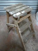 Two Tread Wooden Steps