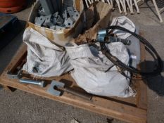 *Small Pallet of Assorted Large Nuts, Fittings and