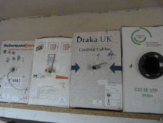 *Four Part Used Boxes of Assorted Cables