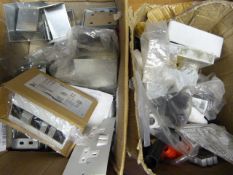 *Two Boxes of Electrical Fittings Including Cable G