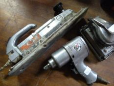*Silverline Orbital Sander and Two Pneumatic Tools