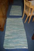 Pair of Hand Woven Floor Rugs (Approx 4ft x 2'6