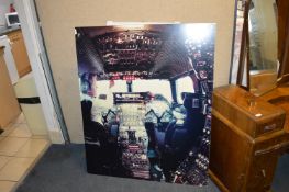 Large Photograph of the Cockpit of Concord