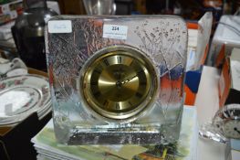 Crystal Sun Form Sasaki Quarts Clock