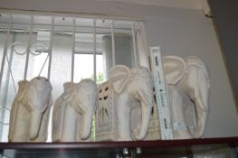 Four Graduated Candle Lanterns