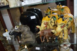 Eight Assorted Elephants