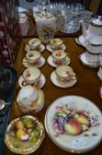 Fenton Forest Fruits China Tea Service