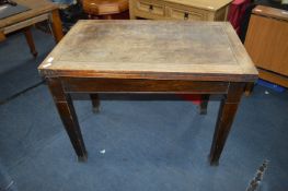 Flap Top Oak Dining Table