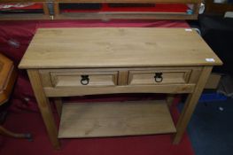 Small Pine Hall Table