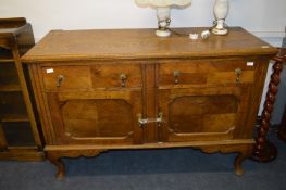 Large Oak Victorian Buffet Sideboard (NO Mirror Ba