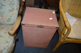 Small Lloyd Loom Style Linen Bin