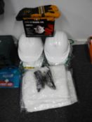 *Six Safety Helmets and Assorted PPE