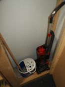 *Hoover Upright Vacuum Cleaner and a Mop and Bucke