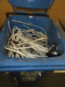 *Wheelie Bin Containing Assorted Scrap Cable