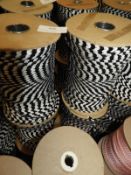 Six Rolls of Black & White Sequins