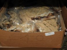 Box Containing Assorted Feather and Other Decorati