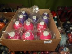 Twelve Cones of Assorted Threads (As Per Photograp