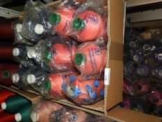 Box Containing Twelve Cones of Thread